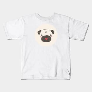 Kissing Pug Kids T-Shirt